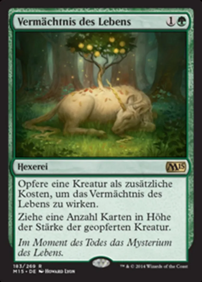 Vermächtnis des Lebens kaufen - Magic 2015 bei TcG Love