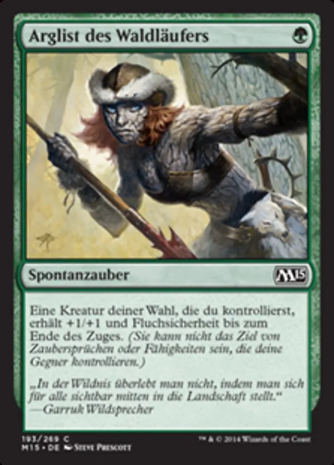 Arglist des Waldläufers kaufen - Magic 2015 bei TcG Love