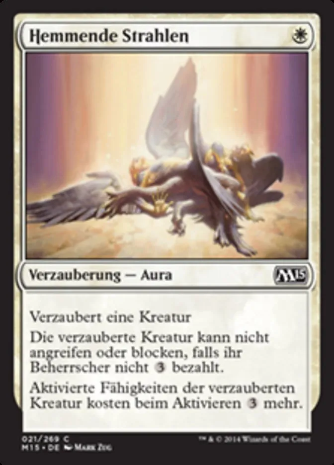 Hemmende Strahlen kaufen - Magic 2015 bei TcG Love