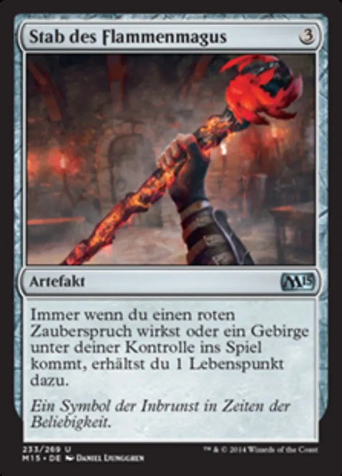 Stab des Flammenmagus kaufen - Magic 2015 bei TcG Love