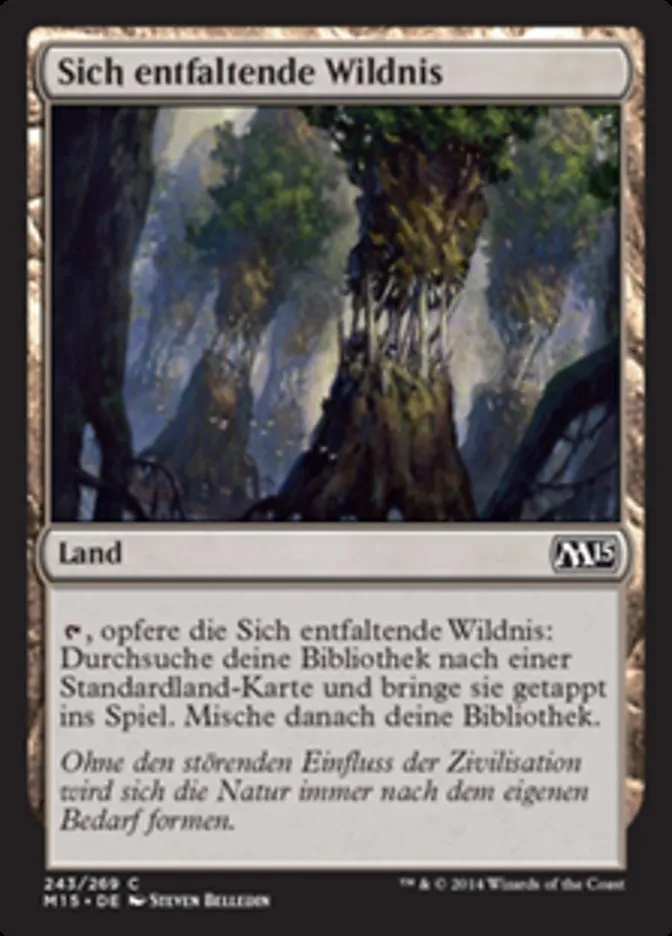 Sich entfaltende Wildnis kaufen - Magic 2015 bei TcG Love