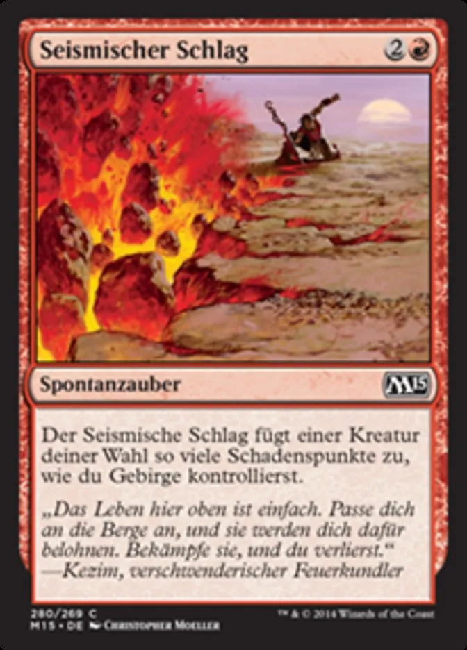 Seismischer Schlag kaufen - Magic 2015 bei TcG Love