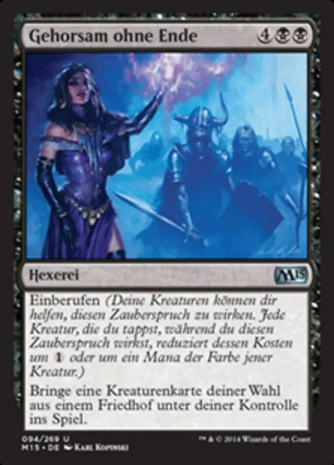 Gehorsam ohne Ende kaufen - Magic 2015 bei TcG Love