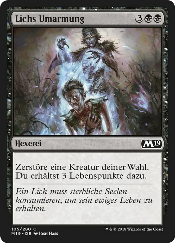 Lichs Umarmung kaufen - Core Set 2019 bei TcG Love
