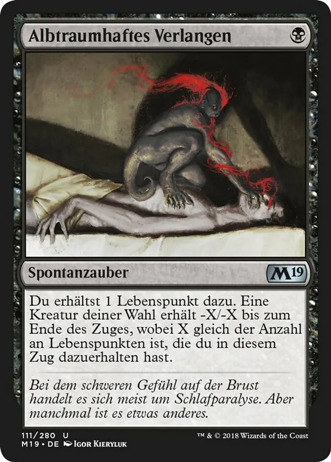 Albtraumhaftes Verlangen kaufen - Core Set 2019 bei TcG Love
