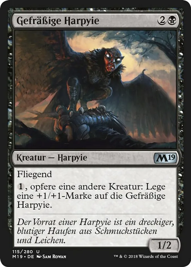 Gefräßige Harpyie kaufen - Core Set 2019 bei TcG Love