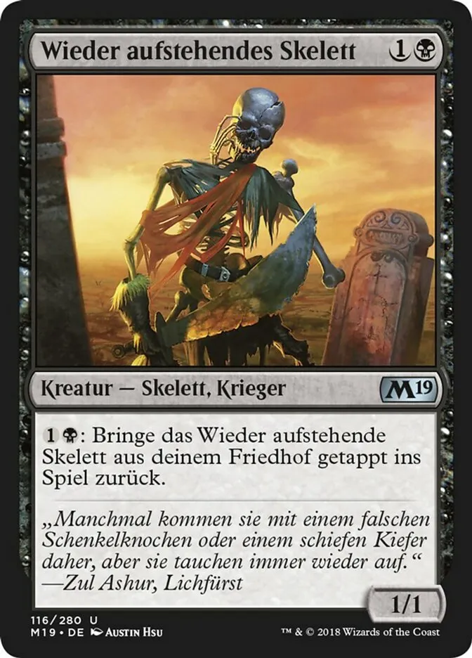 Wieder aufstehendes Skelett kaufen - Core Set 2019 bei TcG Love