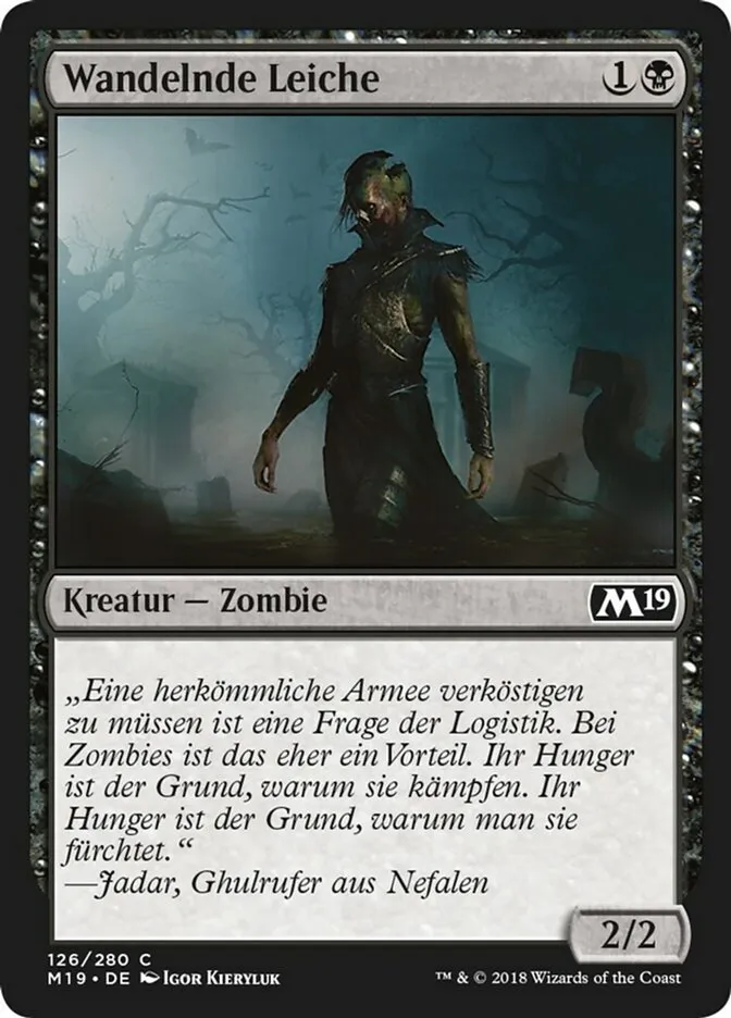 Wandelnde Leiche kaufen - Core Set 2019 bei TcG Love