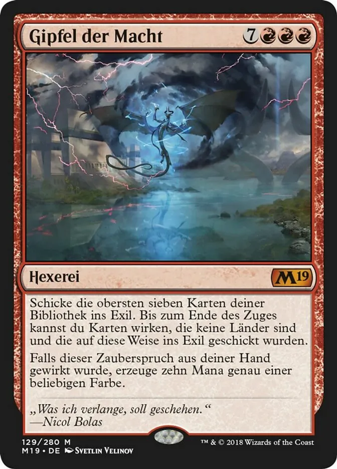 Gipfel der Macht kaufen - Core Set 2019 bei TcG Love