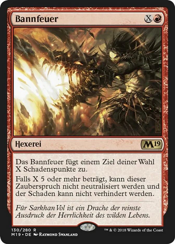 Bannfeuer kaufen - Core Set 2019 bei TcG Love