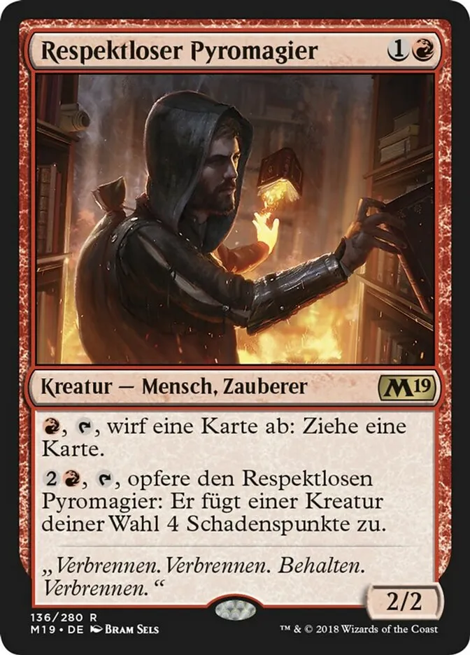 Respektloser Pyromagier kaufen - Core Set 2019 bei TcG Love