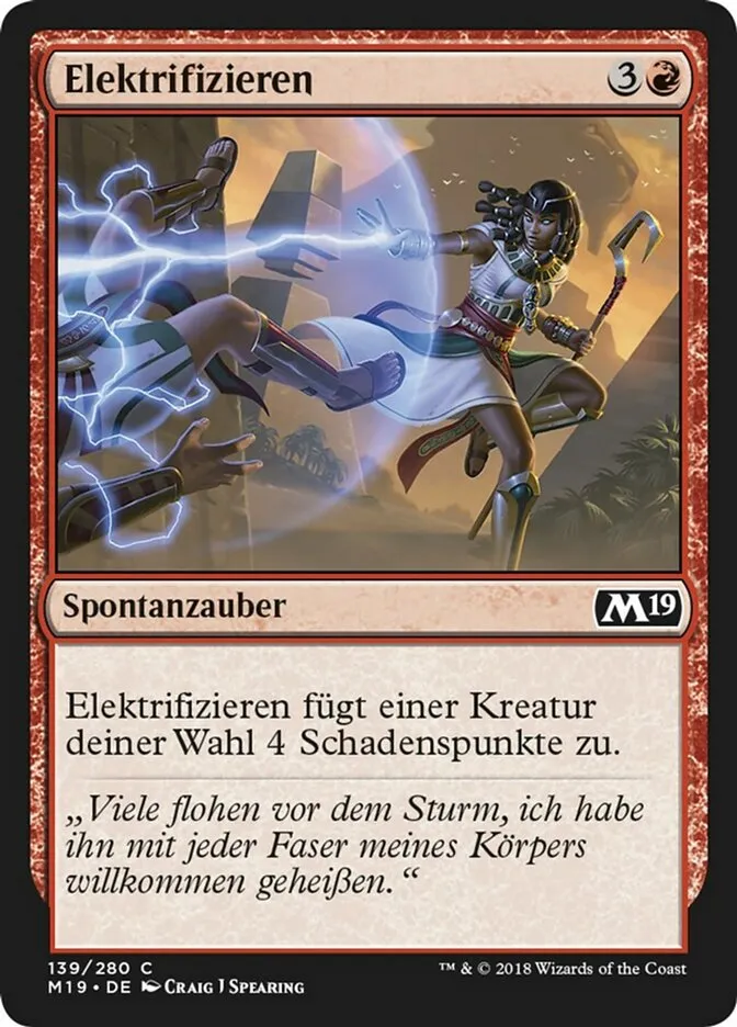 Elektrifizieren kaufen - Core Set 2019 bei TcG Love