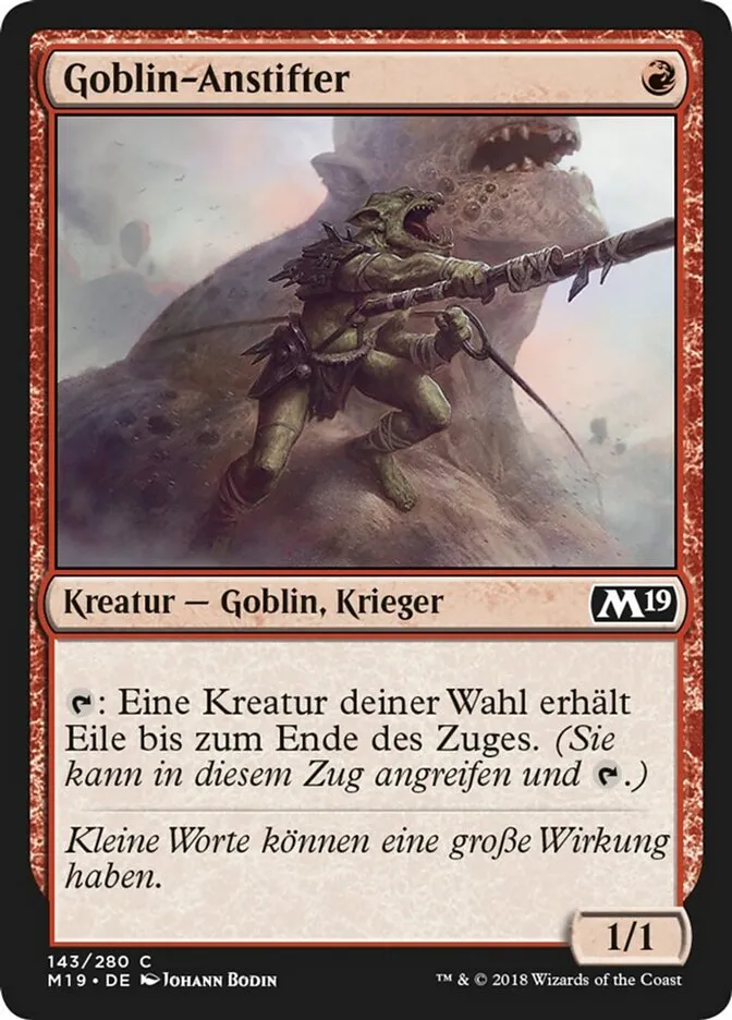 Goblin-Anstifter kaufen - Core Set 2019 bei TcG Love