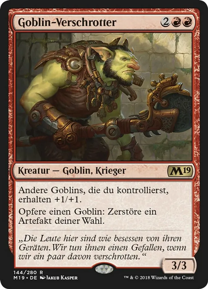 Goblin-Verschrotter kaufen - Core Set 2019 bei TcG Love