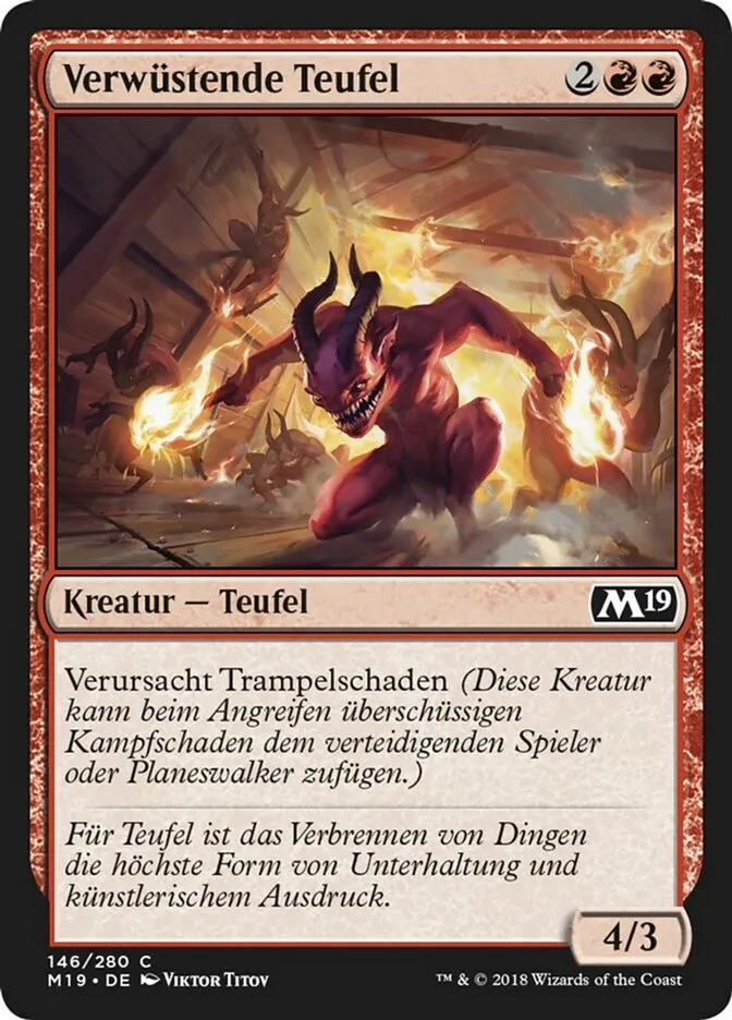 Verwüstende Teufel kaufen - Core Set 2019 bei TcG Love