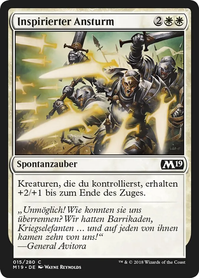 Inspirierter Ansturm kaufen - Core Set 2019 bei TcG Love