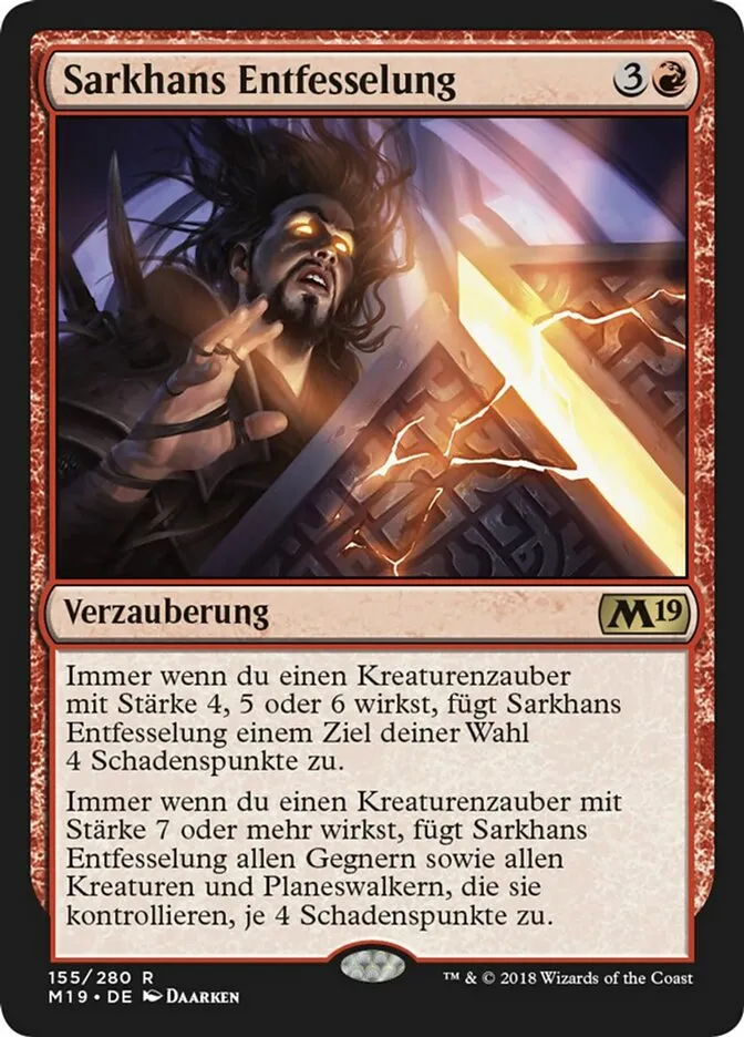Sarkhans Entfesselung kaufen - Core Set 2019 bei TcG Love