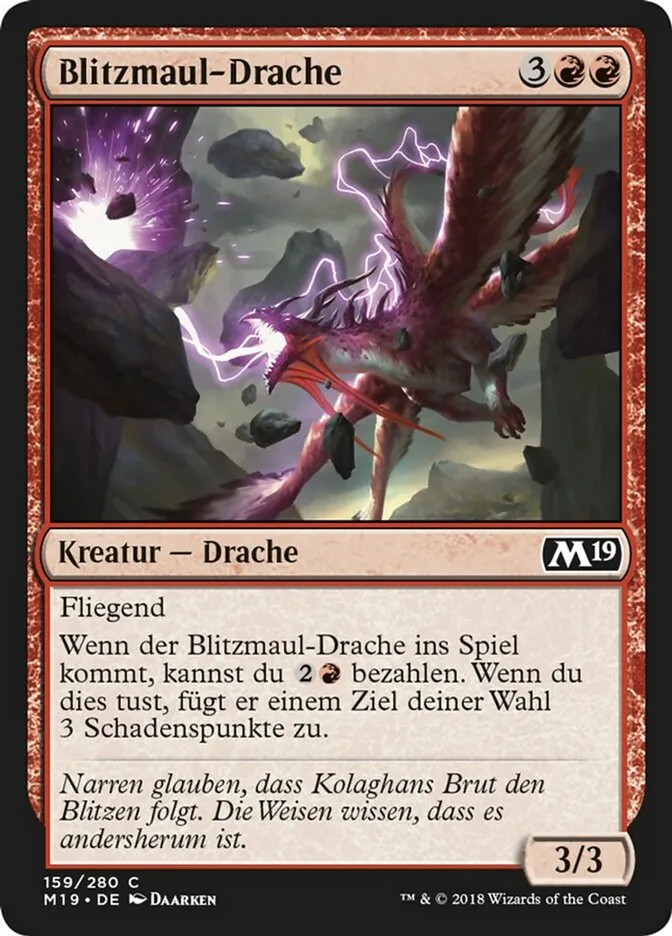 Blitzmaul-Drache kaufen - Core Set 2019 bei TcG Love