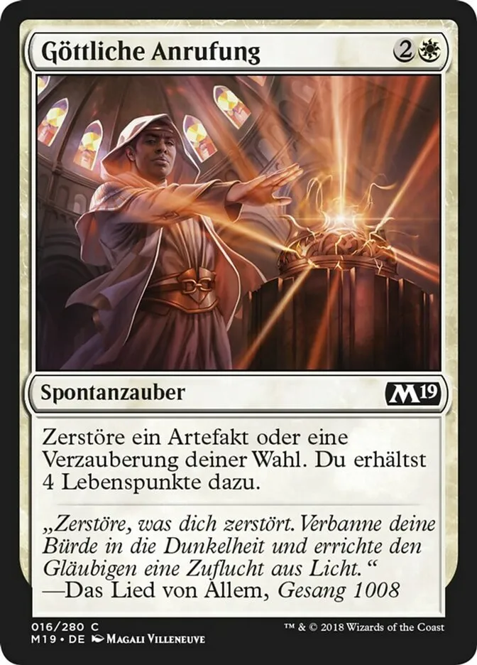 Göttliche Anrufung kaufen - Core Set 2019 bei TcG Love