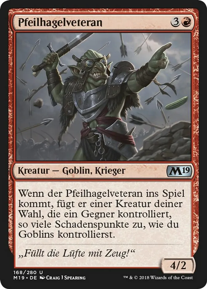 Pfeilhagelveteran kaufen - Core Set 2019 bei TcG Love