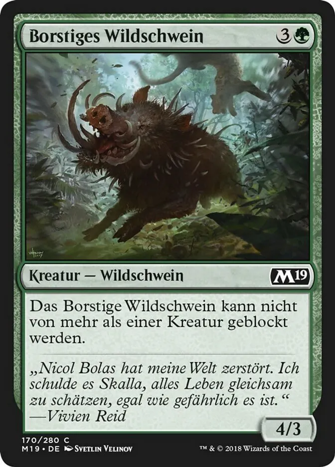Borstiges Wildschwein kaufen - Core Set 2019 bei TcG Love
