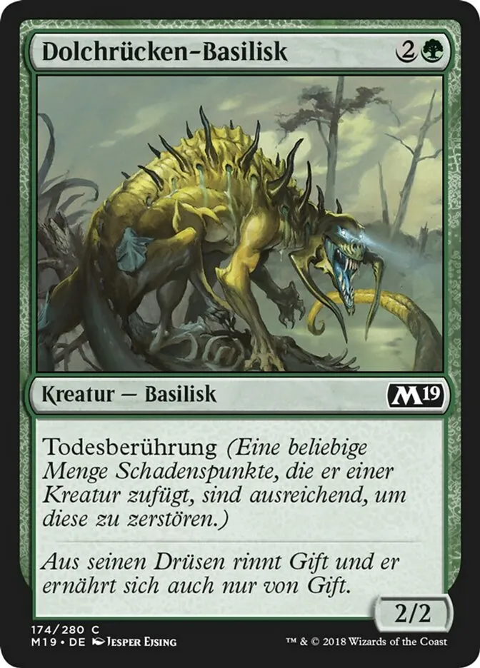 Dolchrücken-Basilisk kaufen - Core Set 2019 bei TcG Love