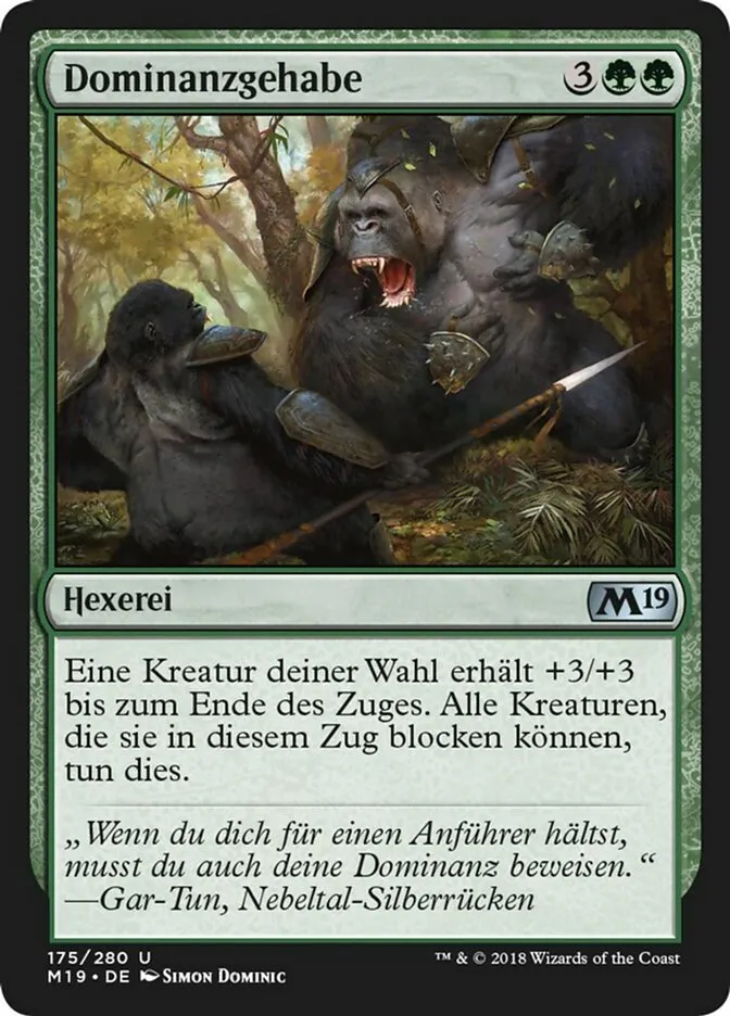 Dominanzgehabe kaufen - Core Set 2019 bei TcG Love