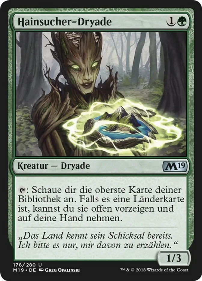 Hainsucher-Dryade kaufen - Core Set 2019 bei TcG Love