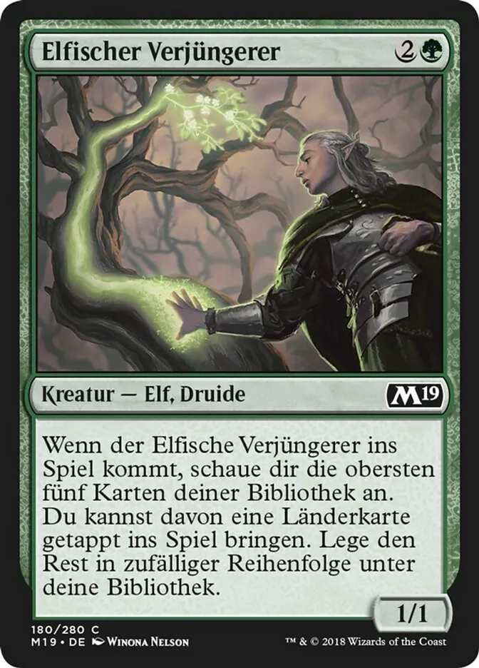 Elfischer Verjüngerer kaufen - Core Set 2019 bei TcG Love
