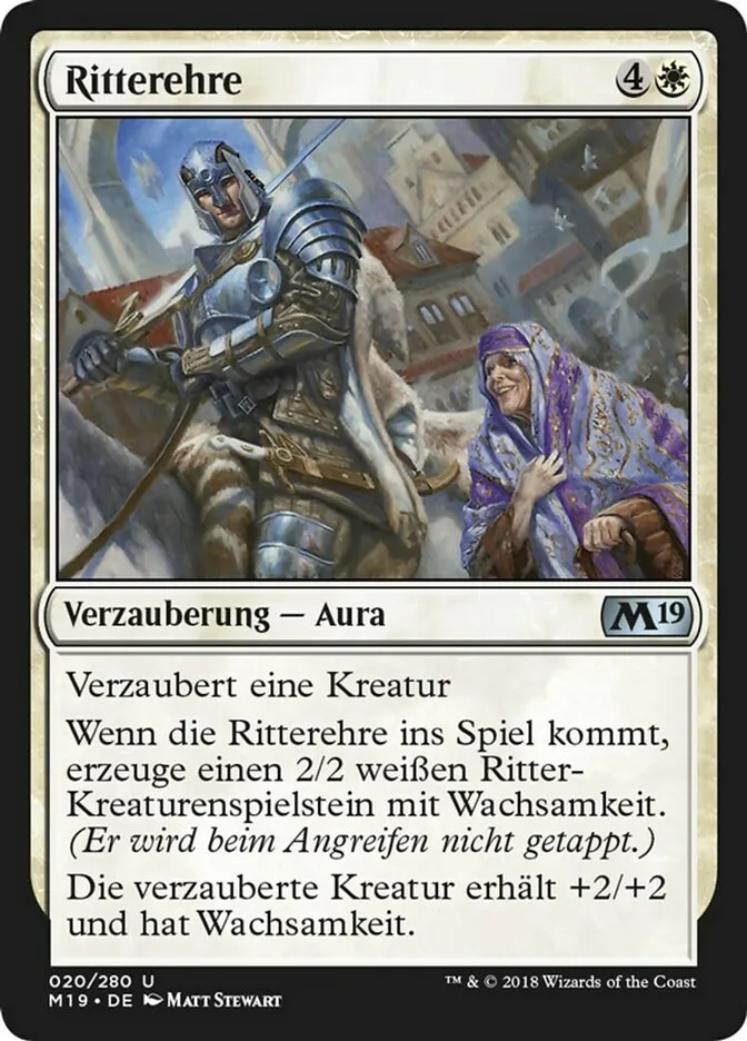 Ritterehre kaufen - Core Set 2019 bei TcG Love