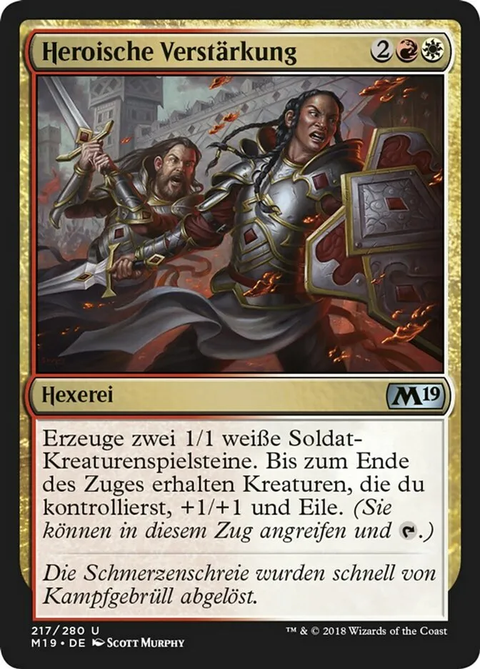 Heroische Verstärkung kaufen - Core Set 2019 bei TcG Love