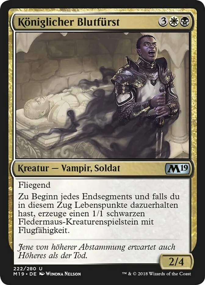 Königlicher Blutfürst kaufen - Core Set 2019 bei TcG Love