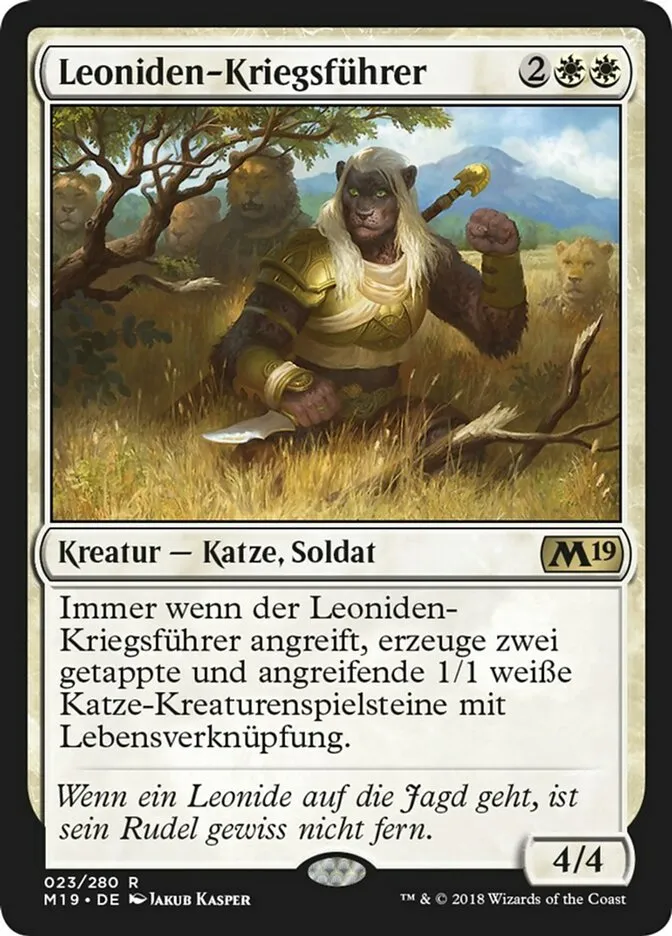 Leoniden-Kriegsführer kaufen - Core Set 2019 bei TcG Love