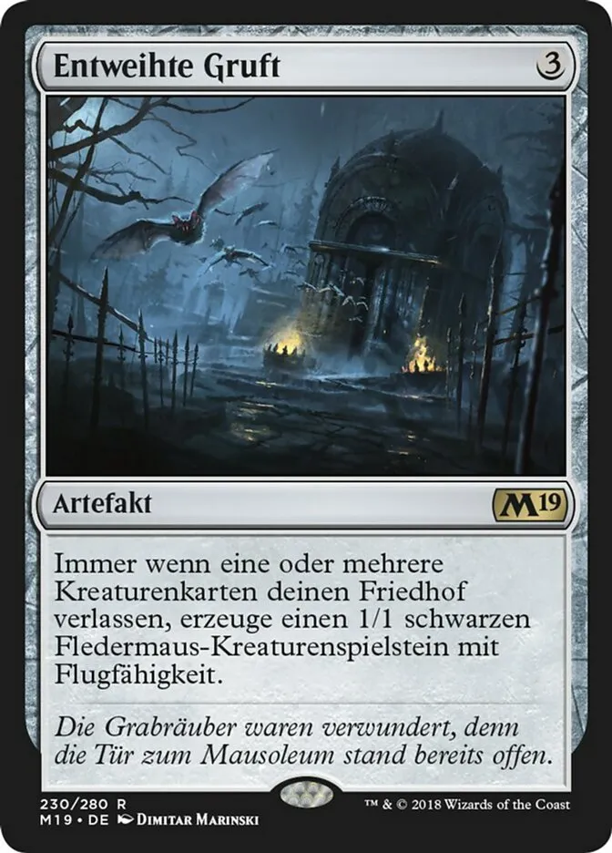 Entweihte Gruft kaufen - Core Set 2019 bei TcG Love
