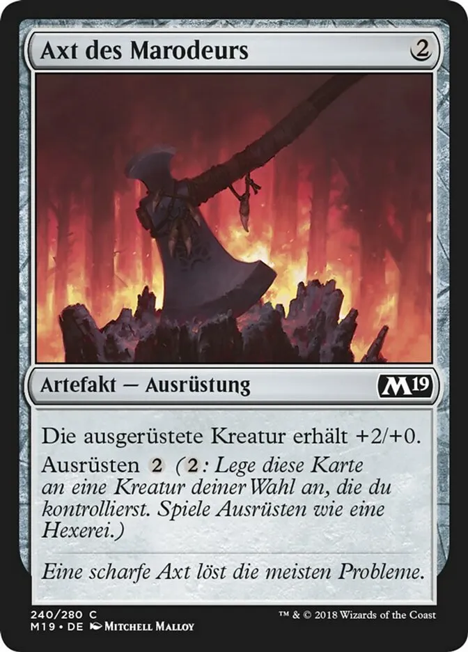 Axt des Marodeurs kaufen - Core Set 2019 bei TcG Love