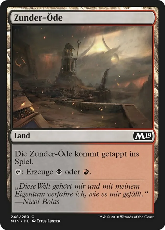 Zunder-Öde kaufen - Core Set 2019 bei TcG Love