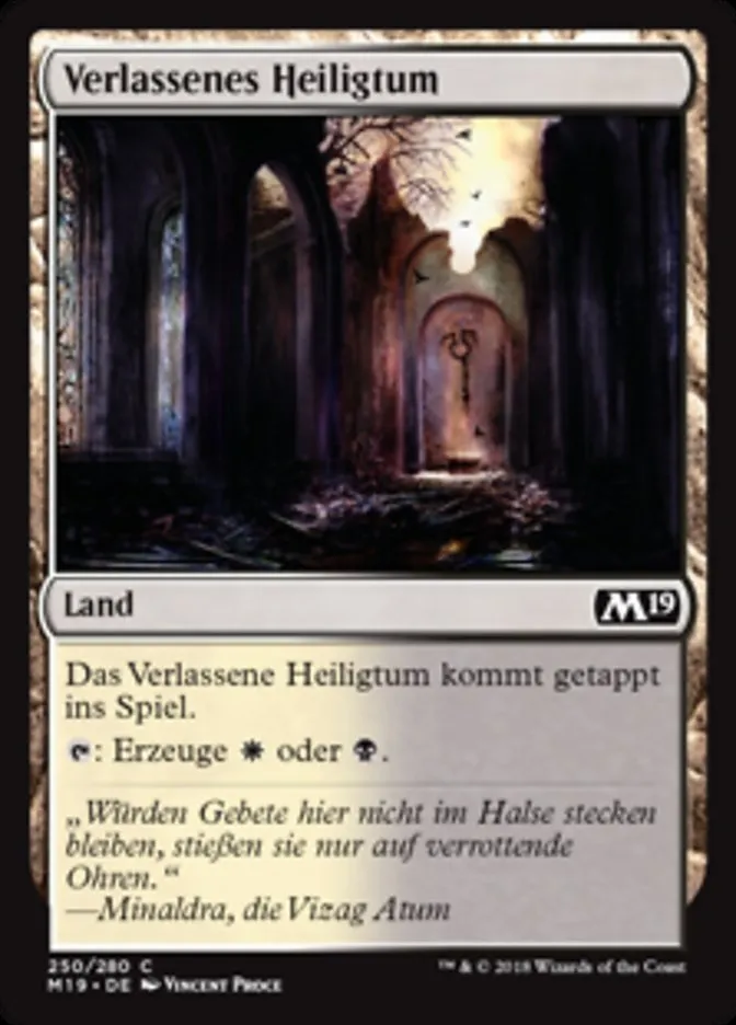 Verlassenes Heiligtum kaufen - Core Set 2019 bei TcG Love