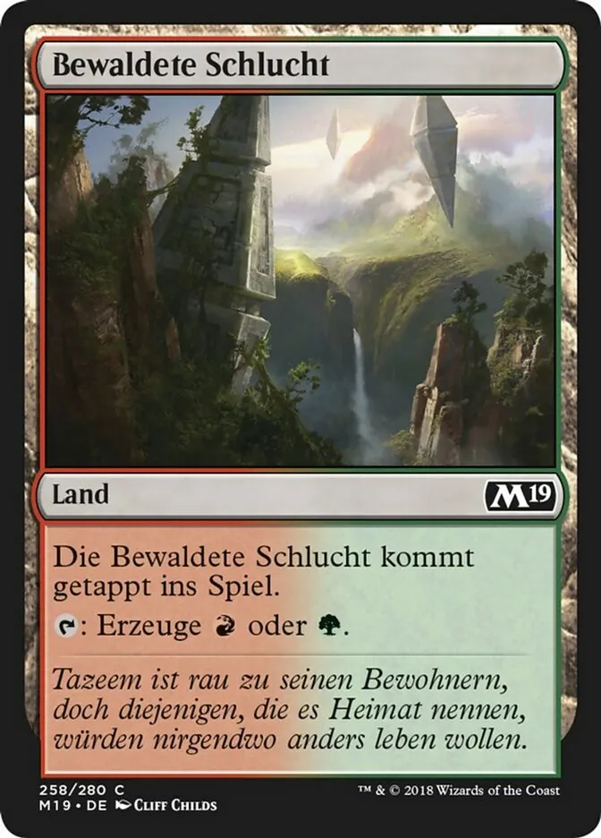 Bewaldete Schlucht kaufen - Core Set 2019 bei TcG Love