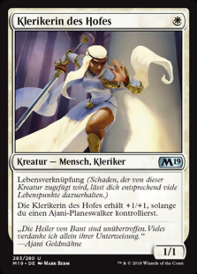Klerikerin des Hofes kaufen - Core Set 2019 bei TcG Love