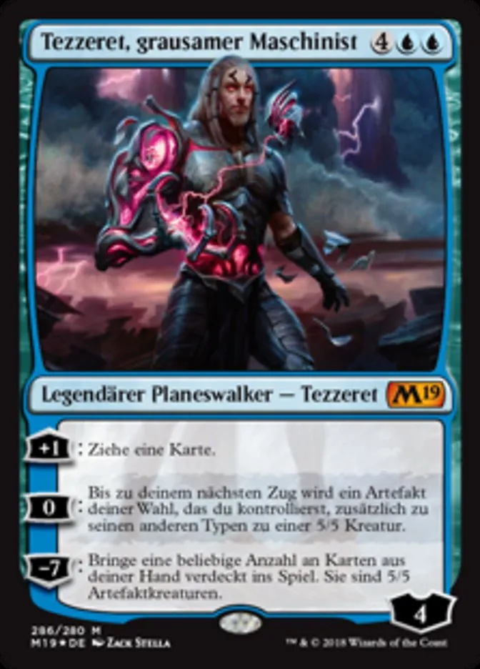 Tezzeret, grausamer Maschinist kaufen - Core Set 2019 bei TcG Love