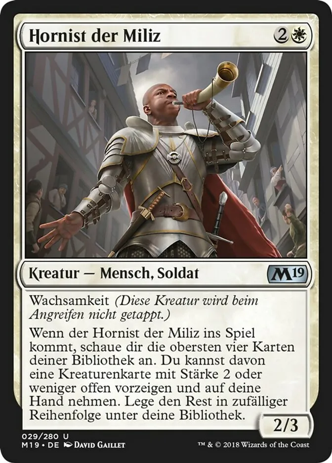 Hornist der Miliz kaufen - Core Set 2019 bei TcG Love