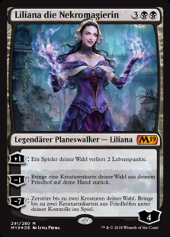 Liliana die Nekromagierin kaufen - Core Set 2019 bei TcG Love
