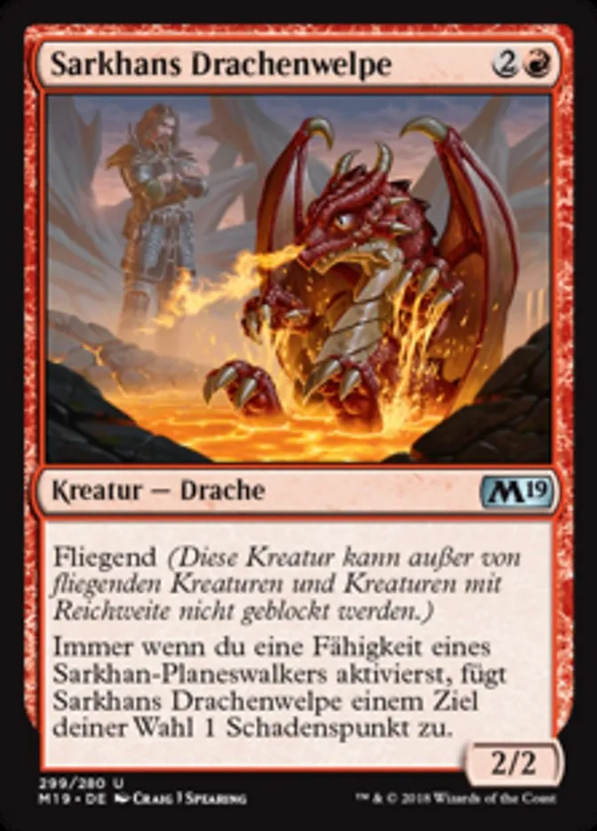 Sarkhans Drachenwelpe kaufen - Core Set 2019 bei TcG Love