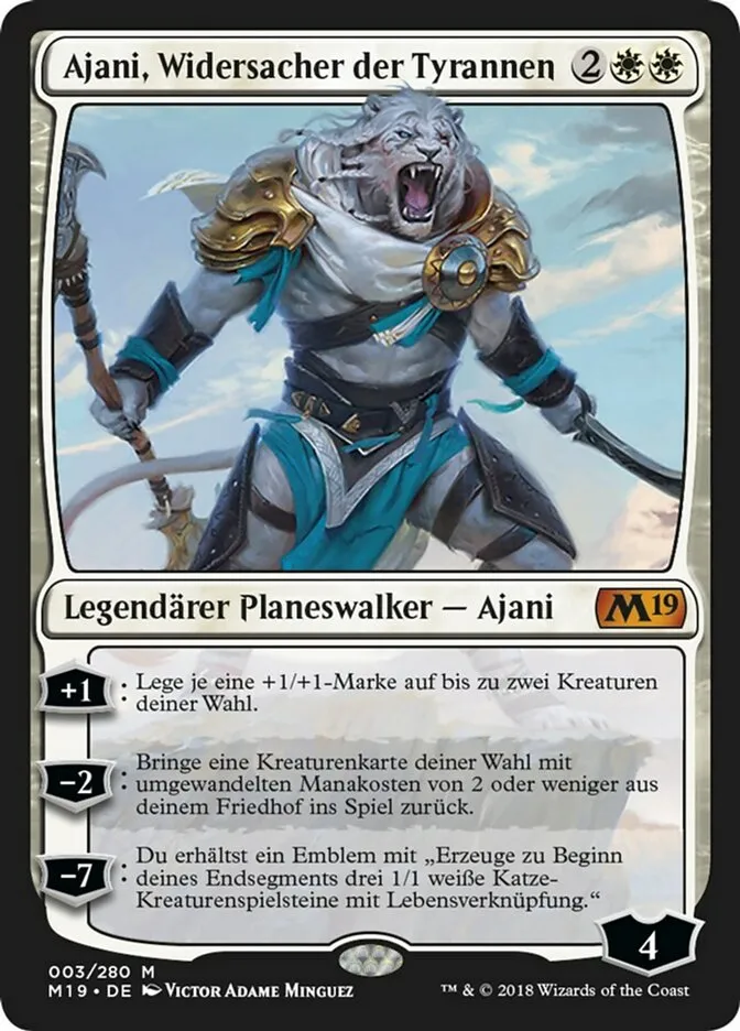 Ajani, Widersacher der Tyrannen kaufen - Core Set 2019 bei TcG Love