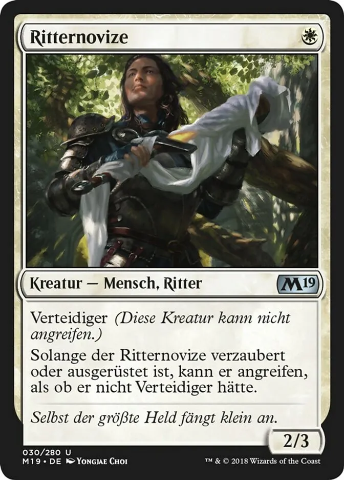 Ritternovize kaufen - Core Set 2019 bei TcG Love