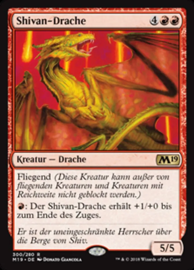 Shivan-Drache kaufen - Core Set 2019 bei TcG Love