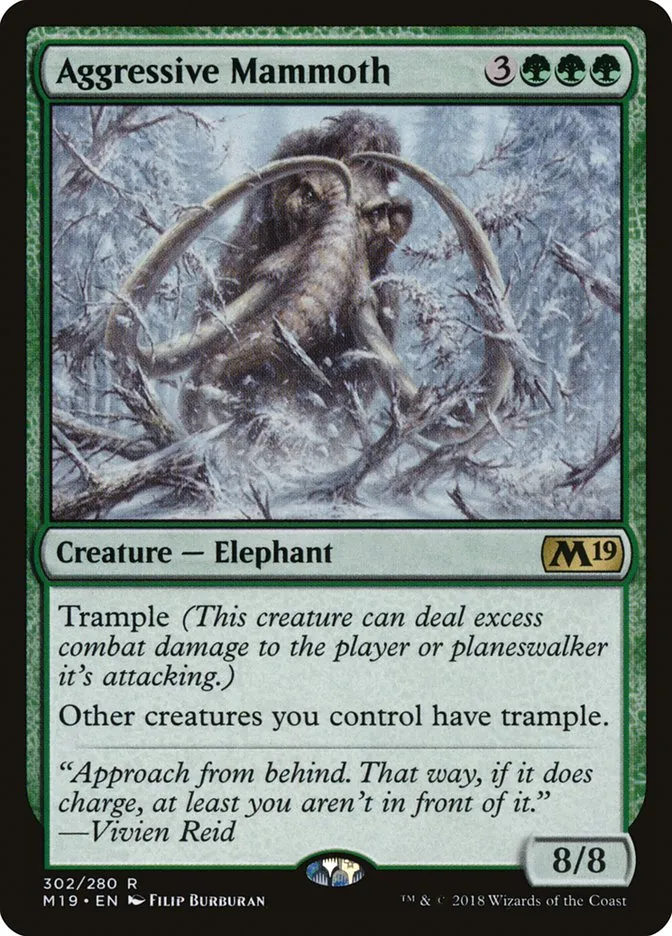 Aggressive Mammoth kaufen - Core Set 2019 bei TcG Love