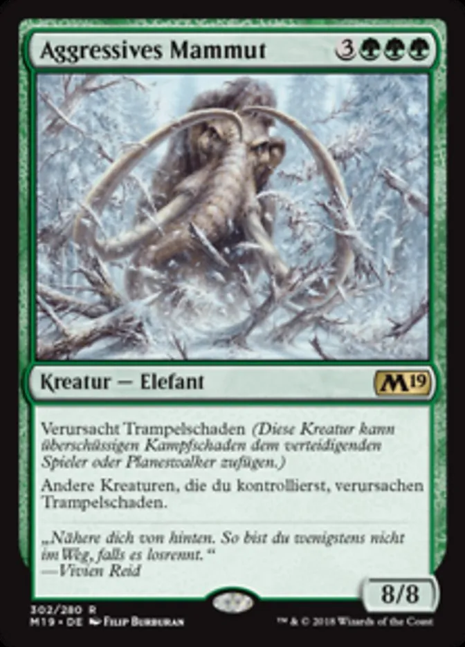 Aggressives Mammut kaufen - Core Set 2019 bei TcG Love