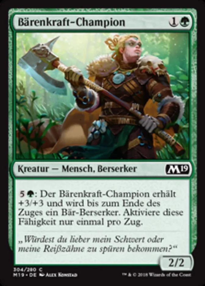 Bärenkraft-Champion kaufen - Core Set 2019 bei TcG Love