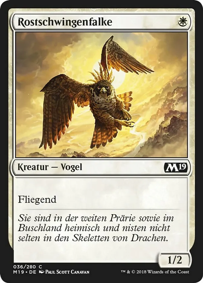 Rostschwingenfalke kaufen - Core Set 2019 bei TcG Love